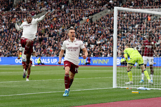 Arsenal secures 1-0 victory over West Ham in Premier League