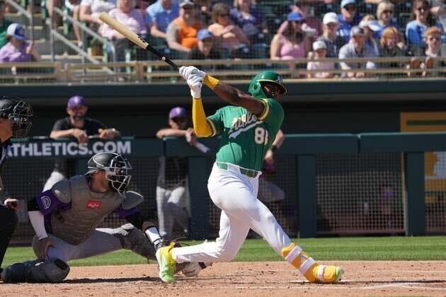 Spring training roundup: Leo De Vries goes deep twice to lead A's past Dodgers