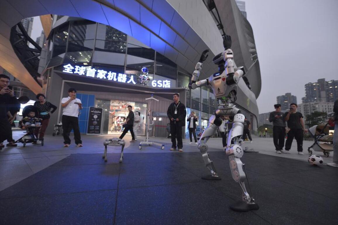 Humanoid robots hit the mall in China's latest tech push