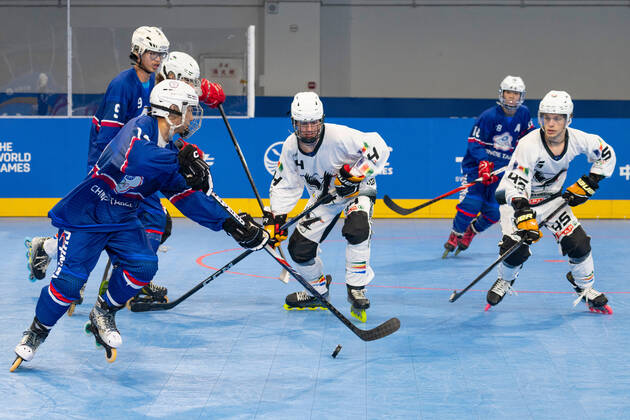 (SP)CHINA-CHENGDU-THE WORLD GAMES 2025-INLINE HOCKEY-MEN-NAM VS TPE (CN)