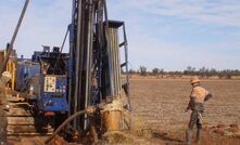 Drilling at Lake Wells