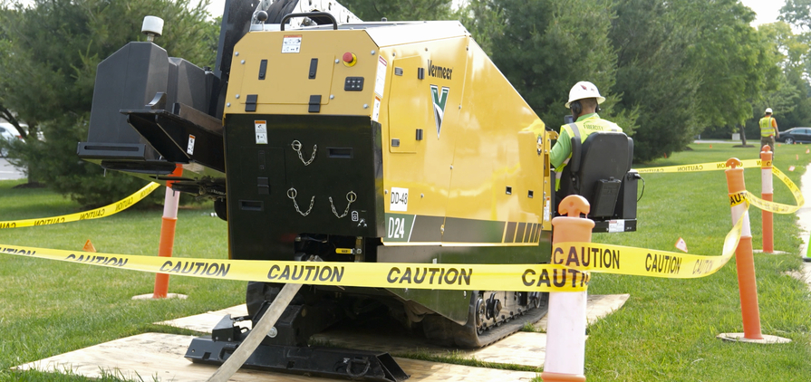 The Vermeer D24 HDD fills a defined role on the fibre construction side of Always Underground Inc.’s business