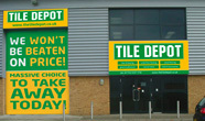 Tile Depot's on the move