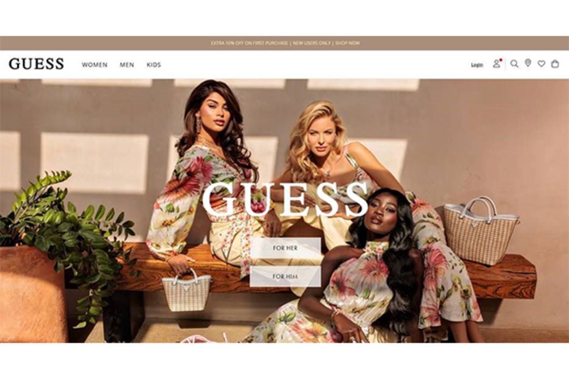 GUESS India Debuts Digitally with Its New Website