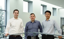 Members of the cold crystallisation cooling pond team at Hatch: Mark Machado, Angelo Stamatiou and Jianping Zhang