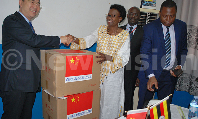Naguru General Hospital receives medical supplies Naguru General Hospital receives medical supplies