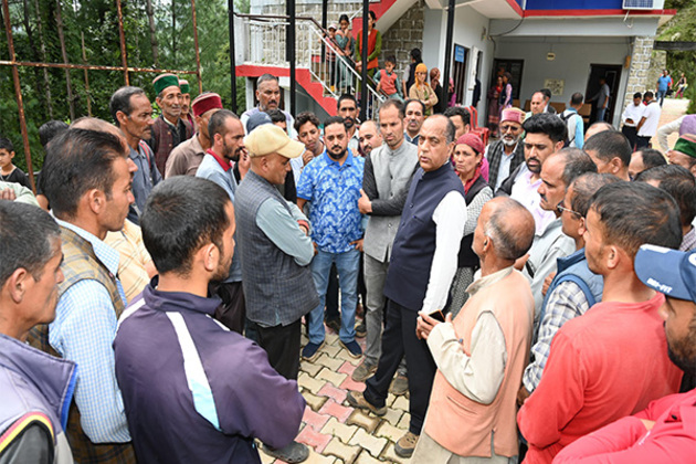 Sights are heartbreaking; urgent need to expedite disaster relief operations: Jairam Thakur visits disaster-hit Deji village
