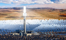  An artist's impression of the Aurora plant to be built by SolarReserve in South Australia.