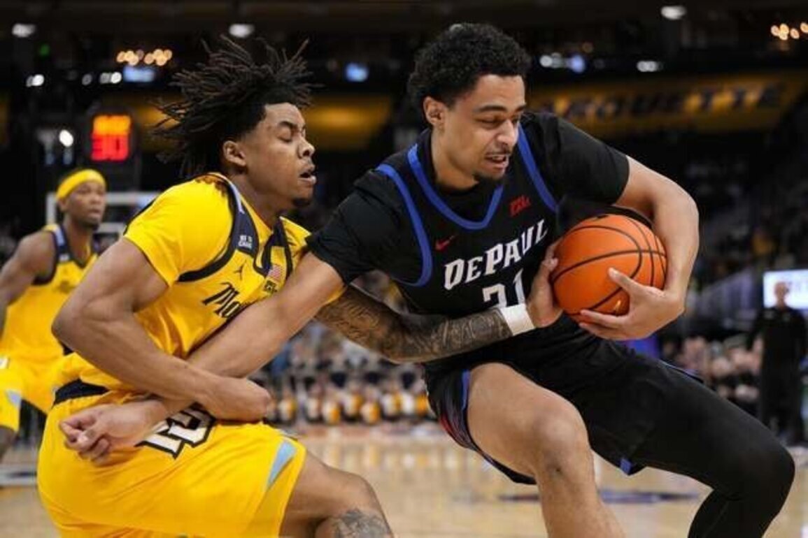 DePaul continues rapid rise by sweeping Marquette