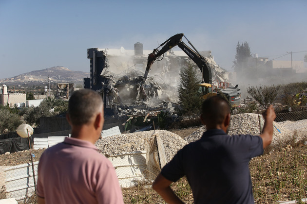 MIDEAST-WEST BANK-QALQILYA-DEMOLITION