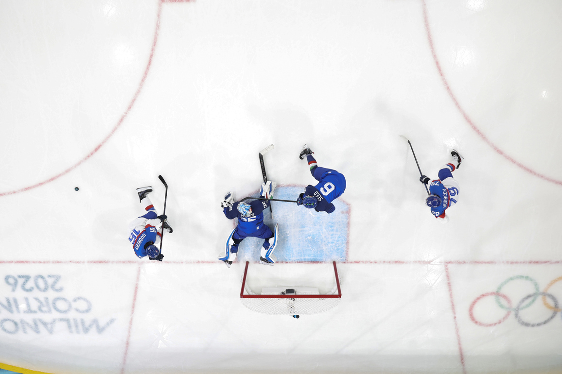 (MICO2026)ITALY-MILAN-OLYMPIC WINTER GAMES-ICE HOCKEY-MEN-PRELIMINARY-ITA VS SVK