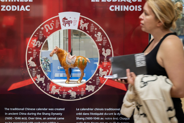 CANADA-TORONTO-CHINESE ZODIAC CASE EXHIBITION-YEAR OF THE HORSE