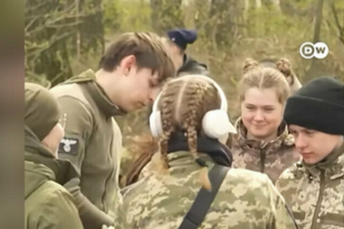 German state media shows Nazi insignia from Ukrainian boot camp for kids