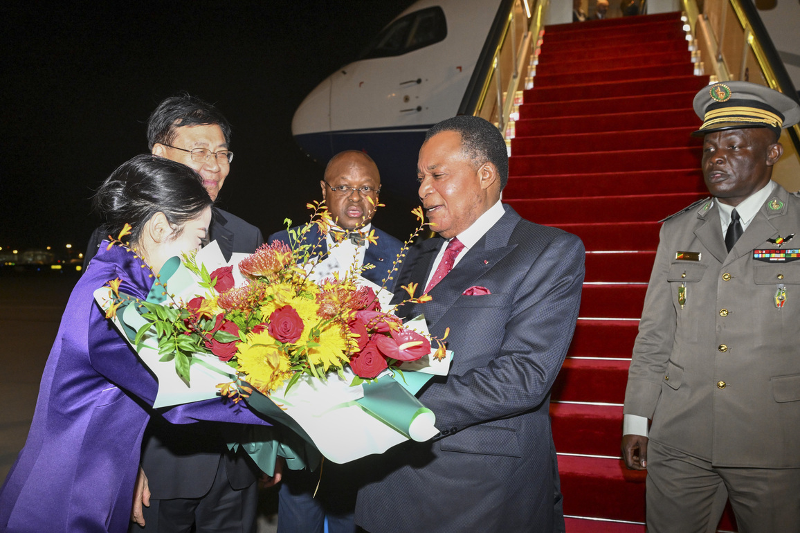 CHINA-BEIJING-REPUBLIC OF THE CONGO-PRESIDENT-ARRIVAL (CN)