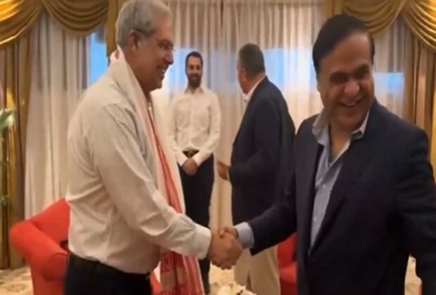 Assam CM Himanta Sarma meets Tata Trusts Chairman Noel Tata, invites him to 'Advantage Assam 2.0' Summit