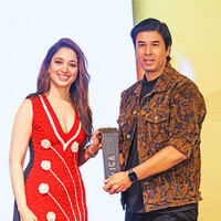 Tamannaah Bhatia Felicitates Gospel Music Maestro Dr. Amit Kamle for His Outstanding Contribution to Gospel Music