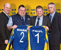 Embracing the football spirit: MKM Sheffield South has two new 'signings'