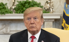  US president Donald Trump.