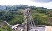  The headframe at AngloGold Ashanti's Obuasi mine in Ghana