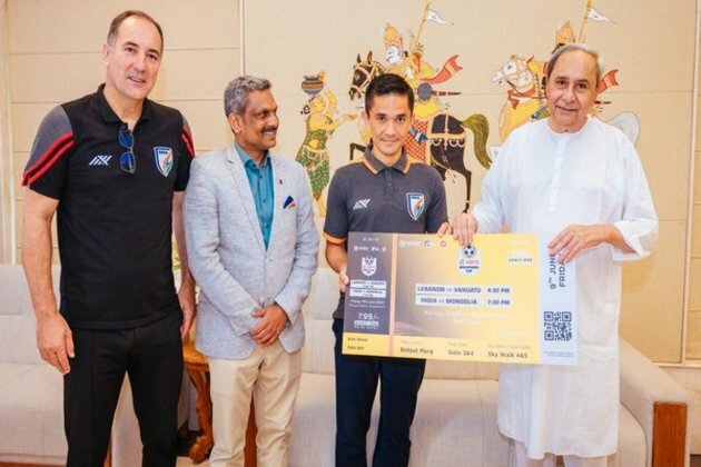 CM Naveen Patnaik buys first ticket for Intercontinental Cup 2023