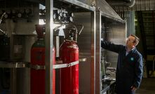  Dr Michael Dolan in CSIRO's hydrogen laboratory.