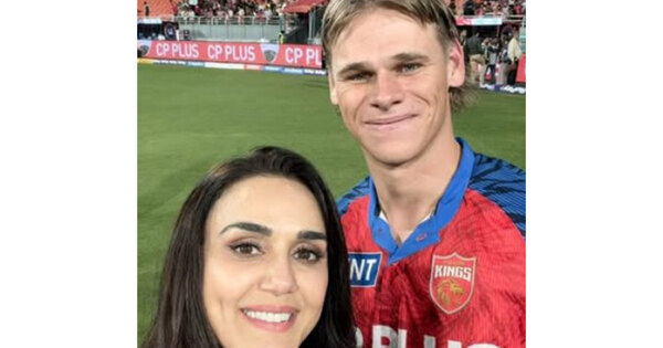 Punjab Kings' player Cooper Connolly chants 'Jai Bajrangbali' at Preity Zinta's request
