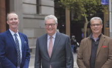 Gold Hydrogen Managing Director Neil McDonald, non-executive director and former Australian Prime Minister Alexander Downer, and co-founder Luke Titus, who previously served as COO and company director, during the company's formative years.