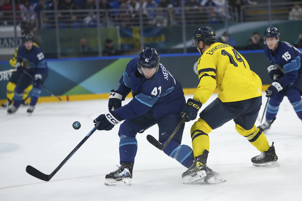 (MICO2026)ITALY-MILAN-OLYMPIC WINTER GAMES-ICE HOCKEY-MEN-PRELIMINARY-FIN VS SWE