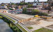 A key component of the Rotherham Riverside improvement scheme saw complex piling works used to futureproof the riverbank and support the Riverside walkway