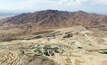 An aerial view of the Langer Heinrich uranium mine in Namibia