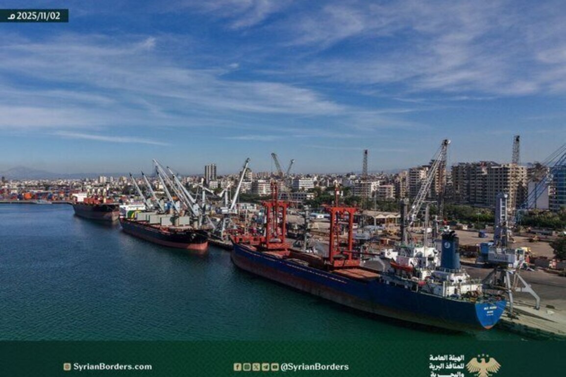 Ukraine supplies 23,500 tons of wheat to Syria via Lattakia port