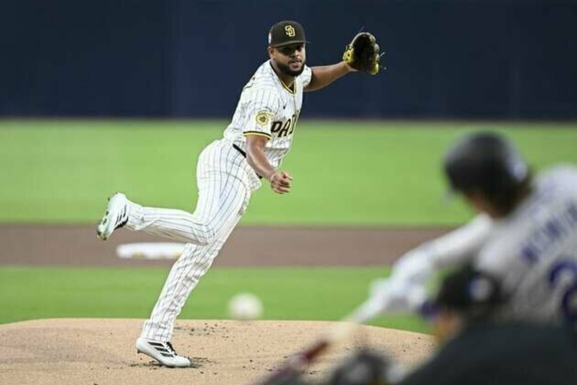 Randy Vasquez whiffs 9 as Padres shut out Rockies
