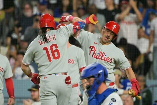 Shohei Ohtani's no-hit start, 50th HR aren't enough for Dodgers vs. Phils