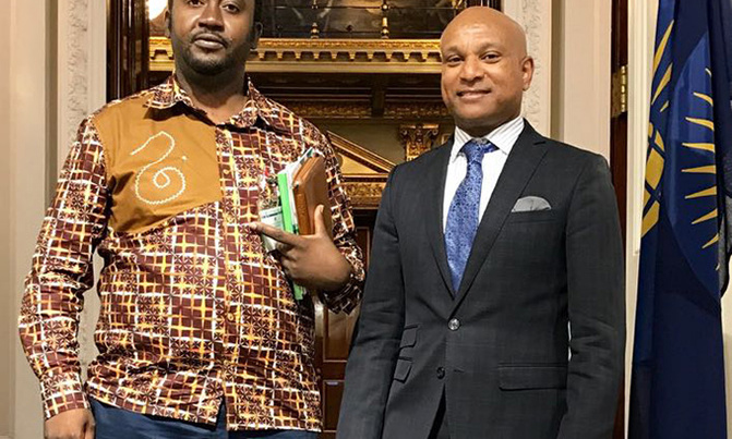CCEDU boss, Commonwealth Secretariat discuss electoral reforms CCEDU boss, Commonwealth Secretariat discuss electoral reforms