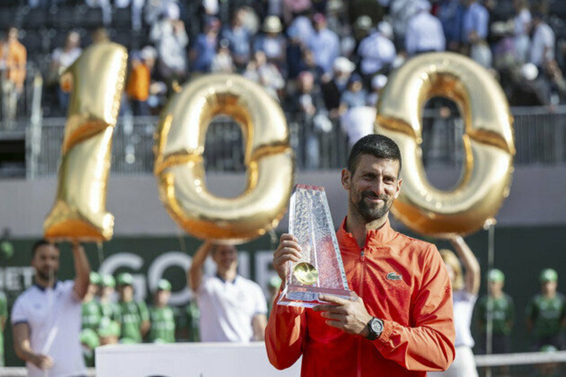 Novak Djokovic wins Geneva Open to clinch 100th career singles title