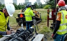  Drilling at Euro Manganese’s Chvaletice manganese tailings project in the Czech republic