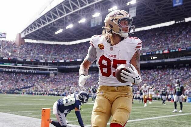 49ers star TE George Kittle (hamstring) exits vs. Seahawks