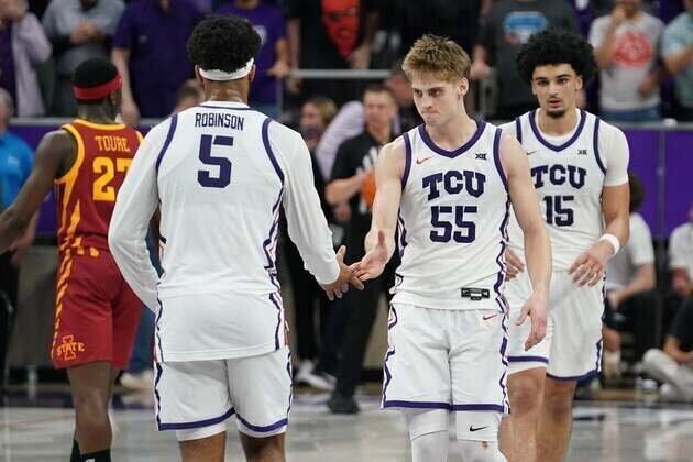 Top 25 roundup: Jayden Pierre's late trey lifts TCU past No. 5 Iowa State