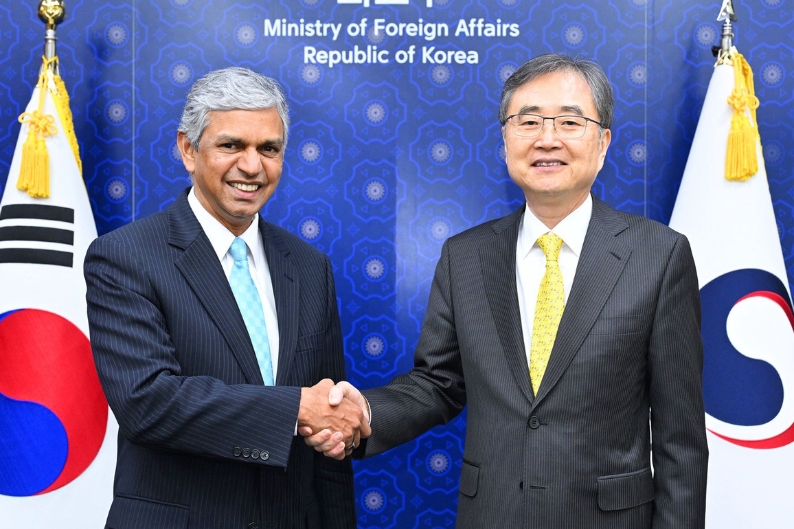 MEA Secy Kumaran co-chairs 6th India-ROK Foreign Policy and Security Dialogue in Seoul