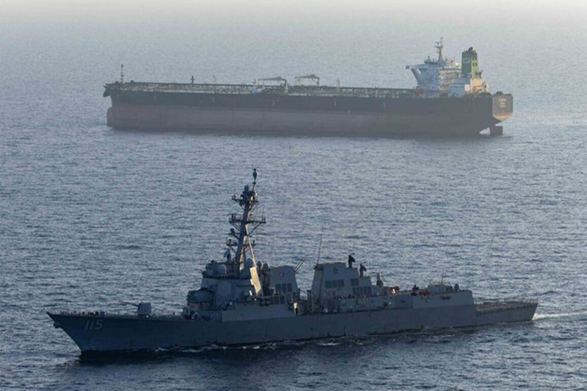 US guided-missile destroyer USS Rafael Peralta intercepts Iranian tanker M/T Stream