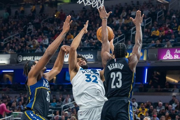 Timberwolves dominate Pacers to win fifth straight
