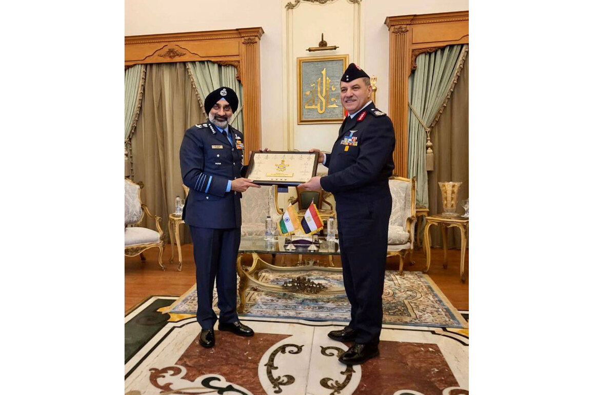 Air Chief Marshal AP Singh visits Egypt to strengthen ties between IAF-EAF