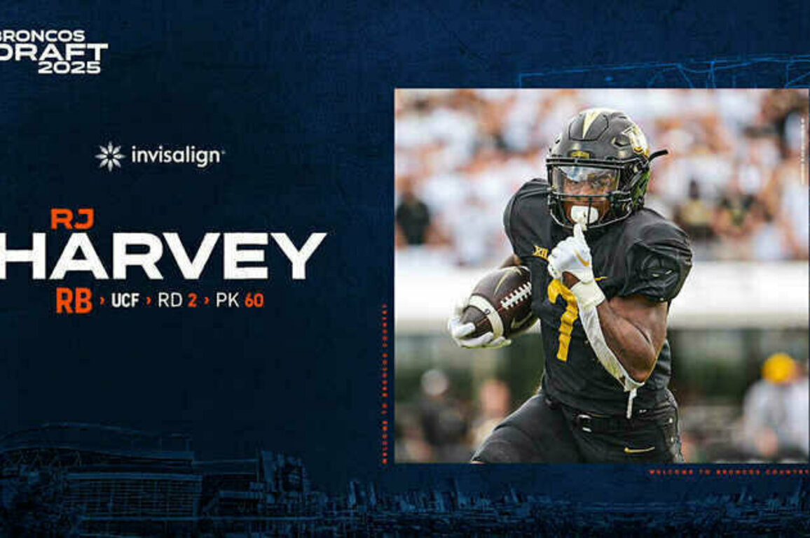 Broncos select RB RJ Harvey with 60th-overall pick in 2025 NFL Draft