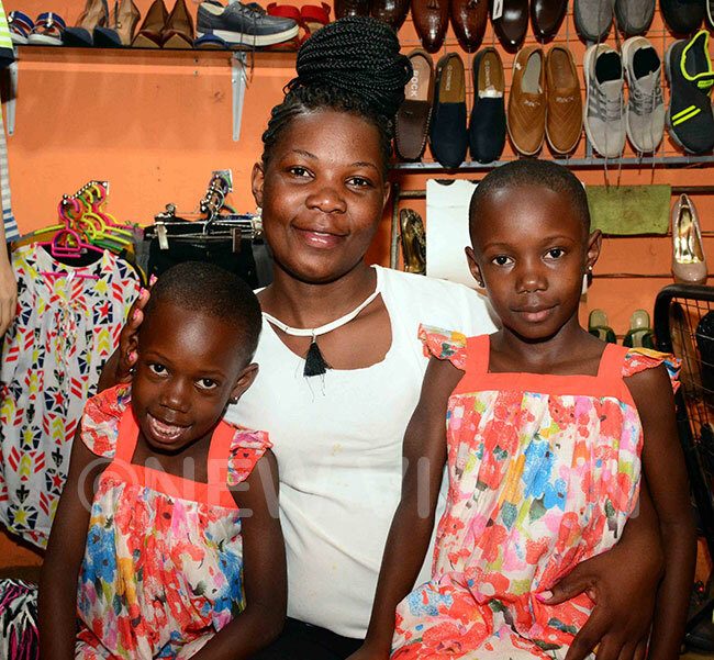 renda akaggwa with her twins esty abirye and uth akato