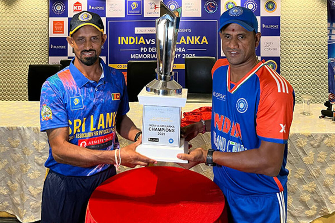 India-Sri Lanka Physical Disability T20 series marks historic milestone for inclusive cricket