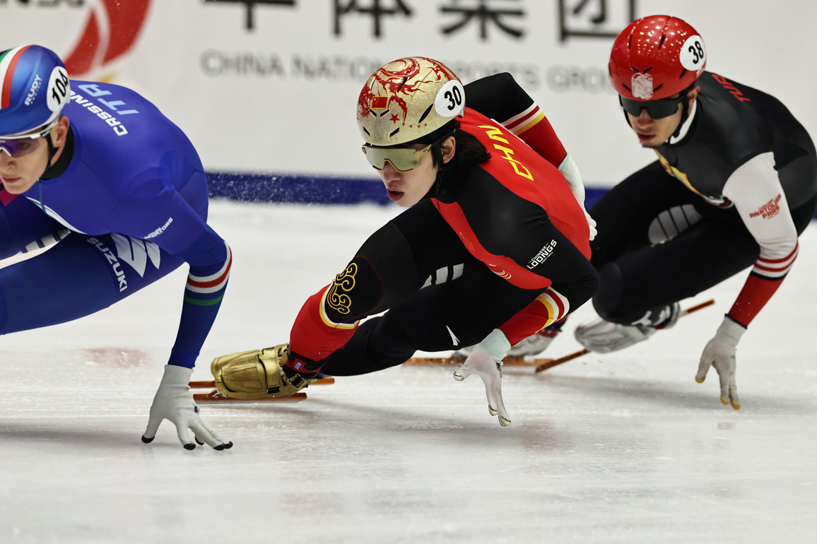 (SP)POLAND-GDANSK-SHORT TRACK SPEED SKATING-ISU WORLD TOUR-MEN'S 5000M RELAY-SEMIFINALS