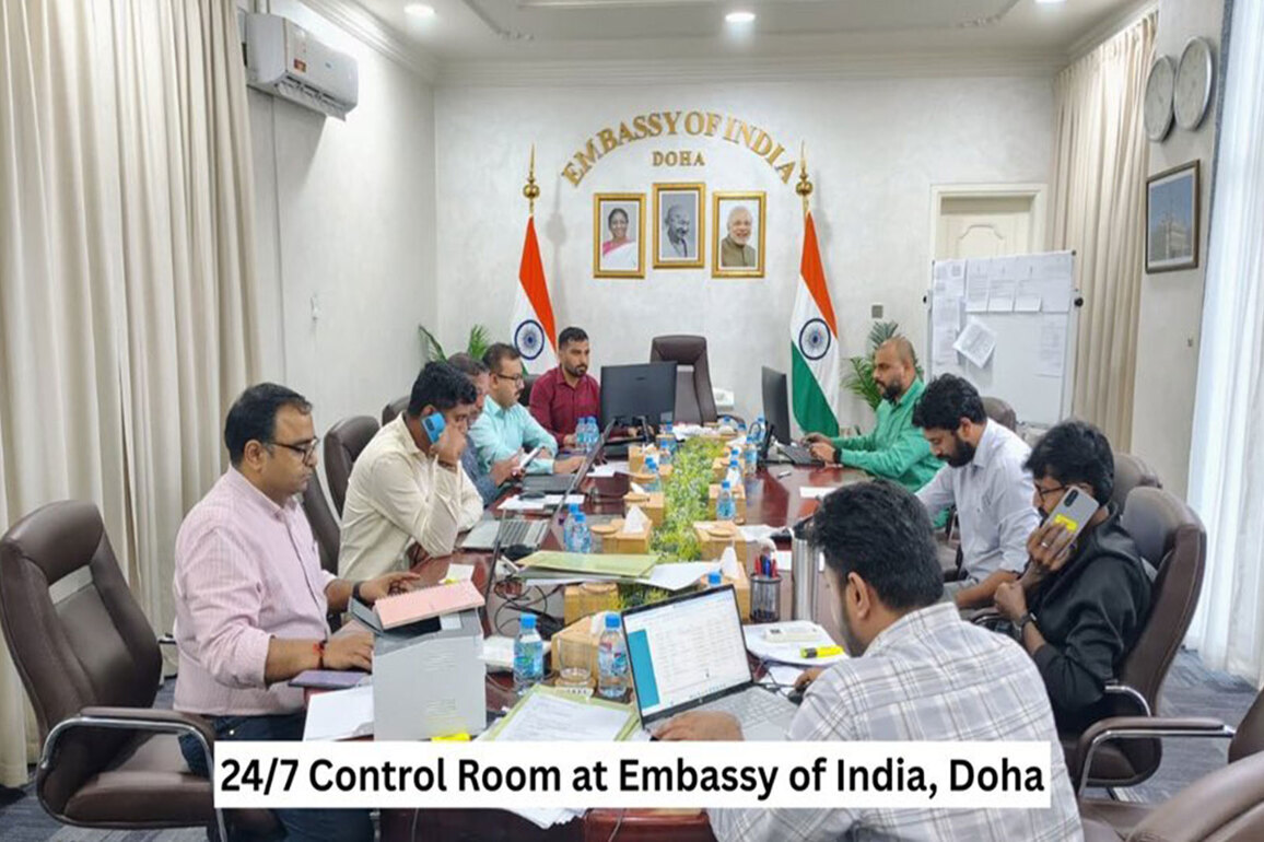 Qatar: Indian Embassy's control room remains functional; around 1000 people brought back to India