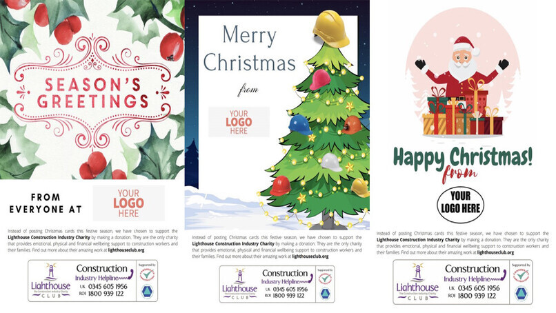 Construction industry charity launch festive e-cards