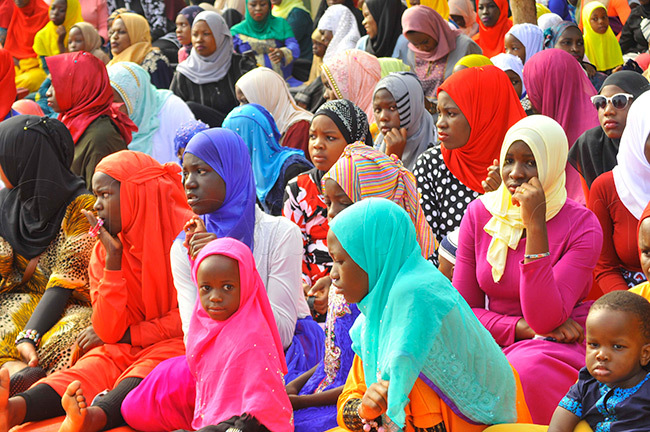   colourful display of hijab at the 2019 dd l itr celebrations