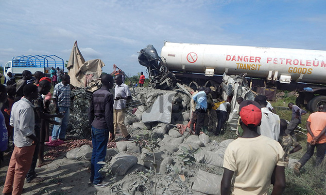 Five killed in accident along Soroti-Lira highway Five killed in accident along Soroti-Lira highway